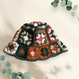 Granny Square Bucket Hat