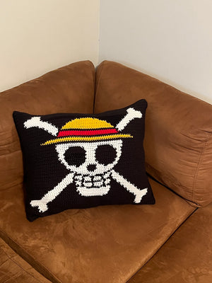 One Piece inspire Pillow Pattern